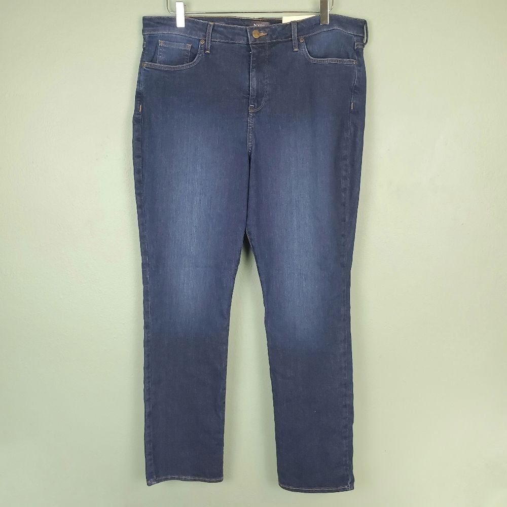 NYDJ Sheri Slim Cooper Denim Jeans Size 16 NWT